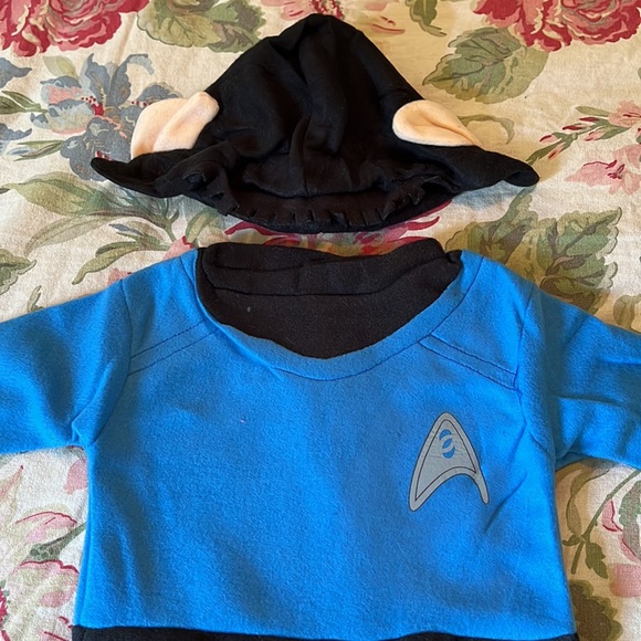 STAR TREK SPOCK Halloween Costume Body suit + hair/hat Ears Size Infant - 6-12 M - Picture 5 of 16